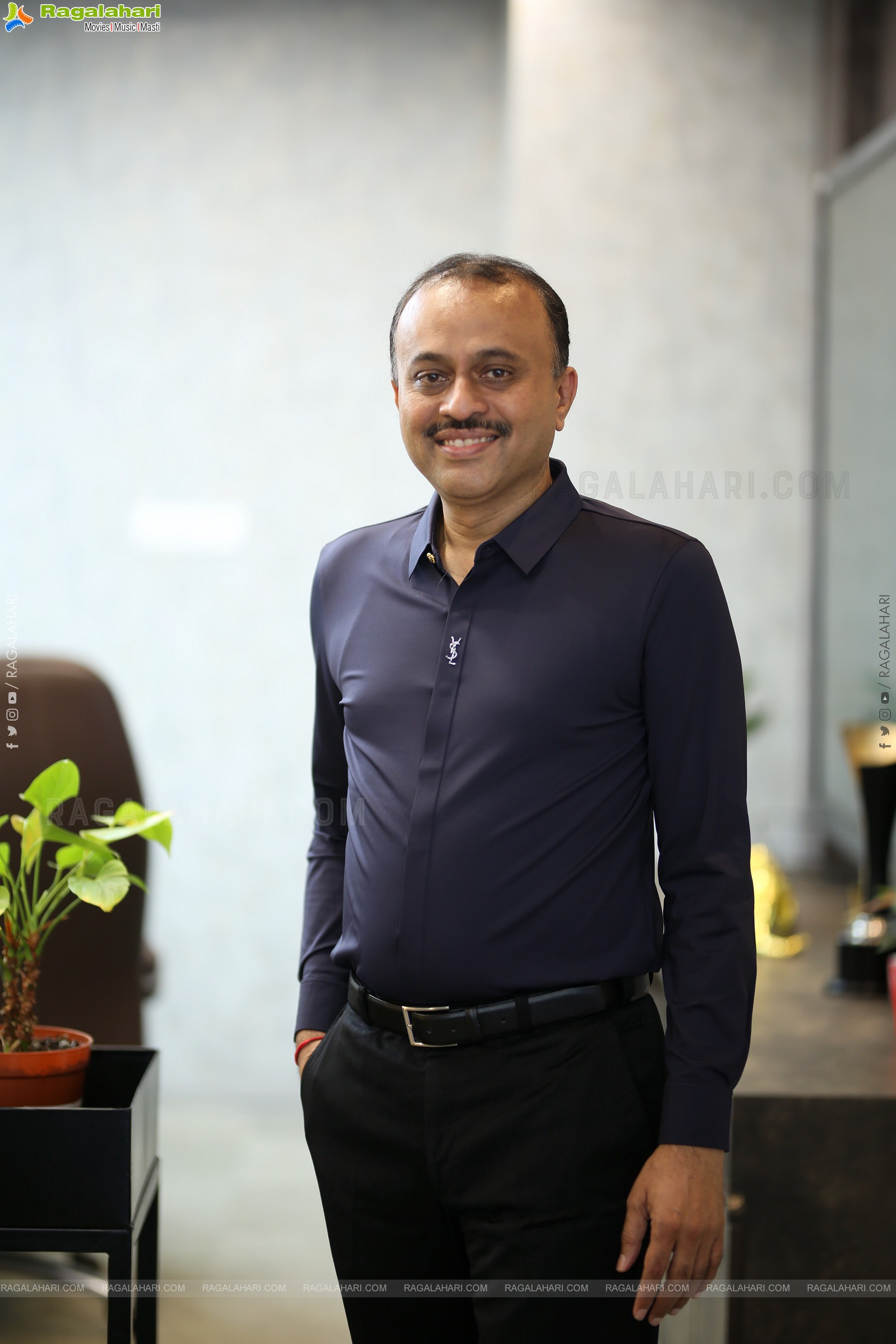 Producer TG Vishwa Prasad at Mirai Interview, HD Gallery
