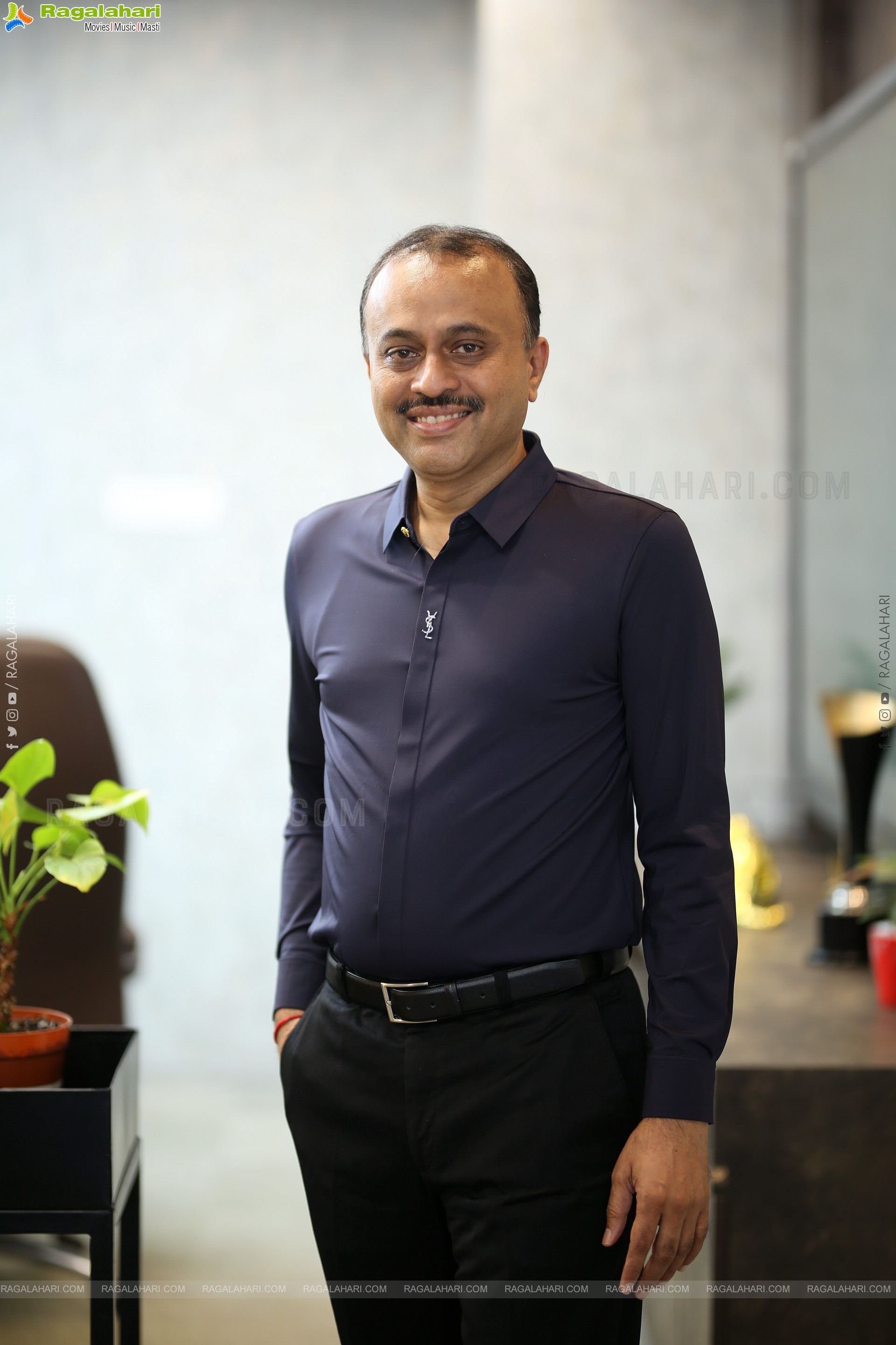 Producer TG Vishwa Prasad at Mirai Interview, HD Gallery