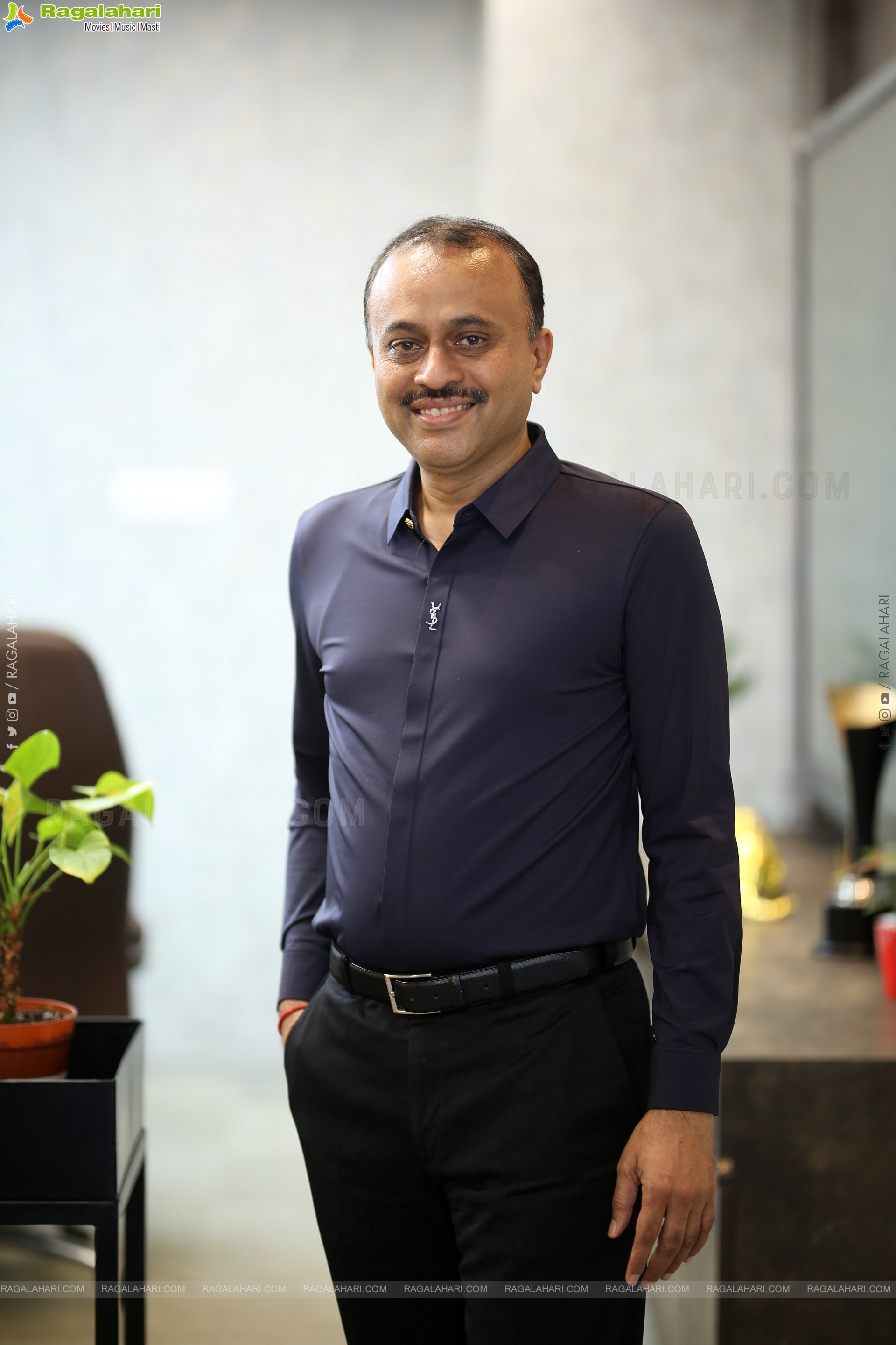 Producer TG Vishwa Prasad at Mirai Interview, HD Gallery