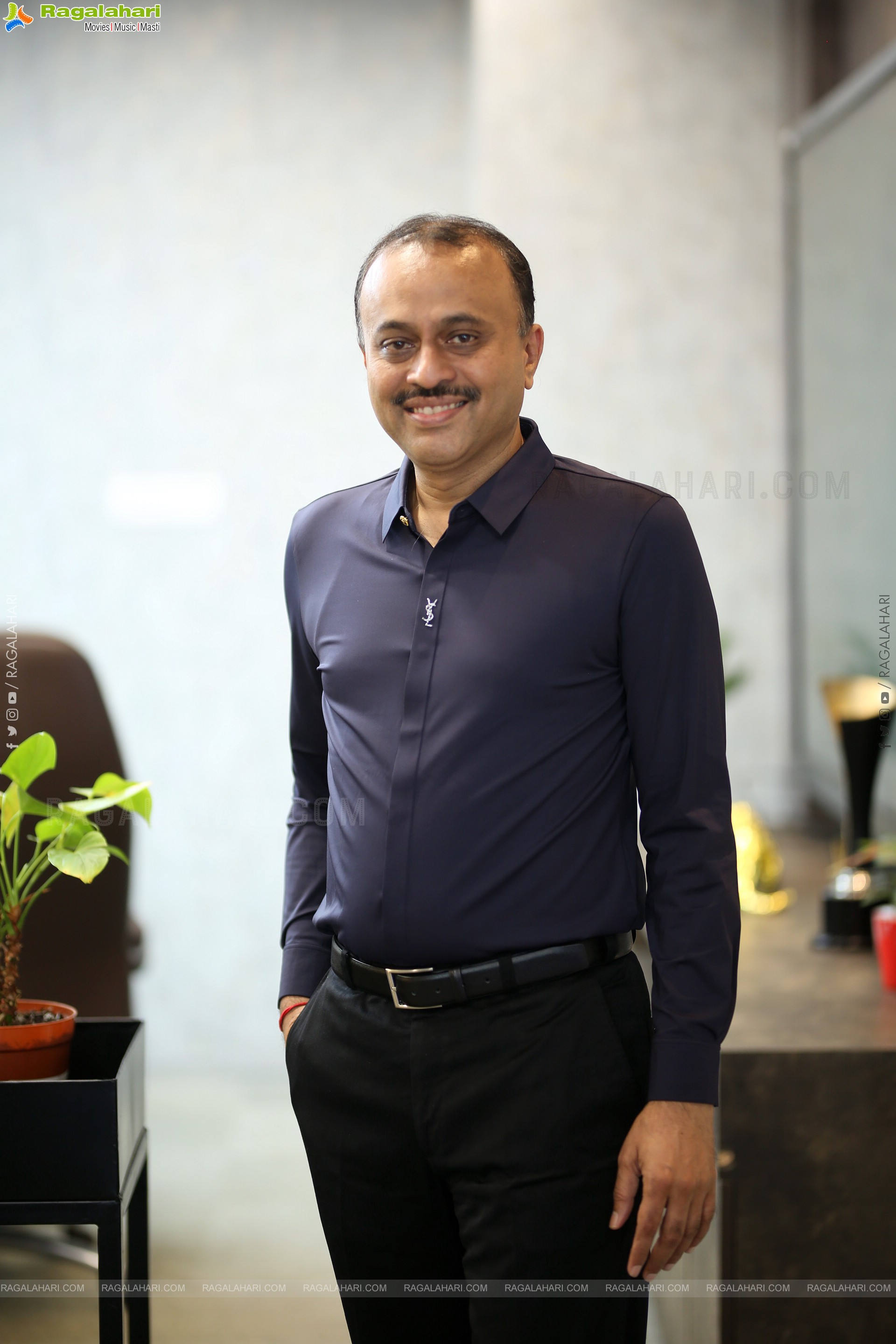Producer TG Vishwa Prasad at Mirai Interview, HD Gallery