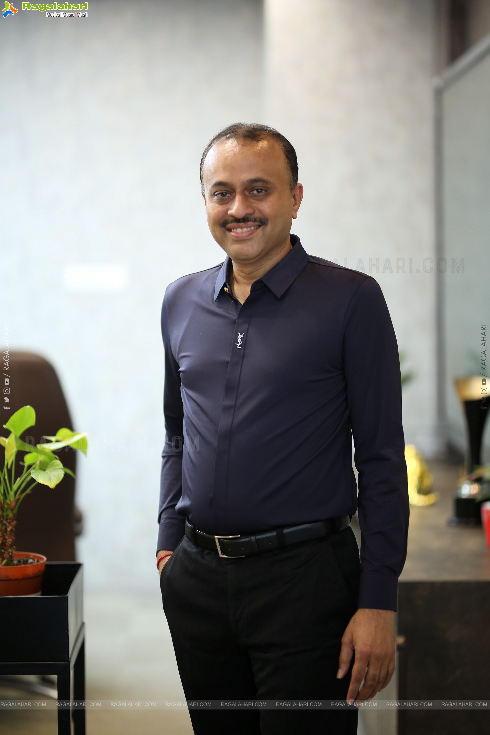 Producer TG Vishwa Prasad at Mirai Interview, HD Gallery