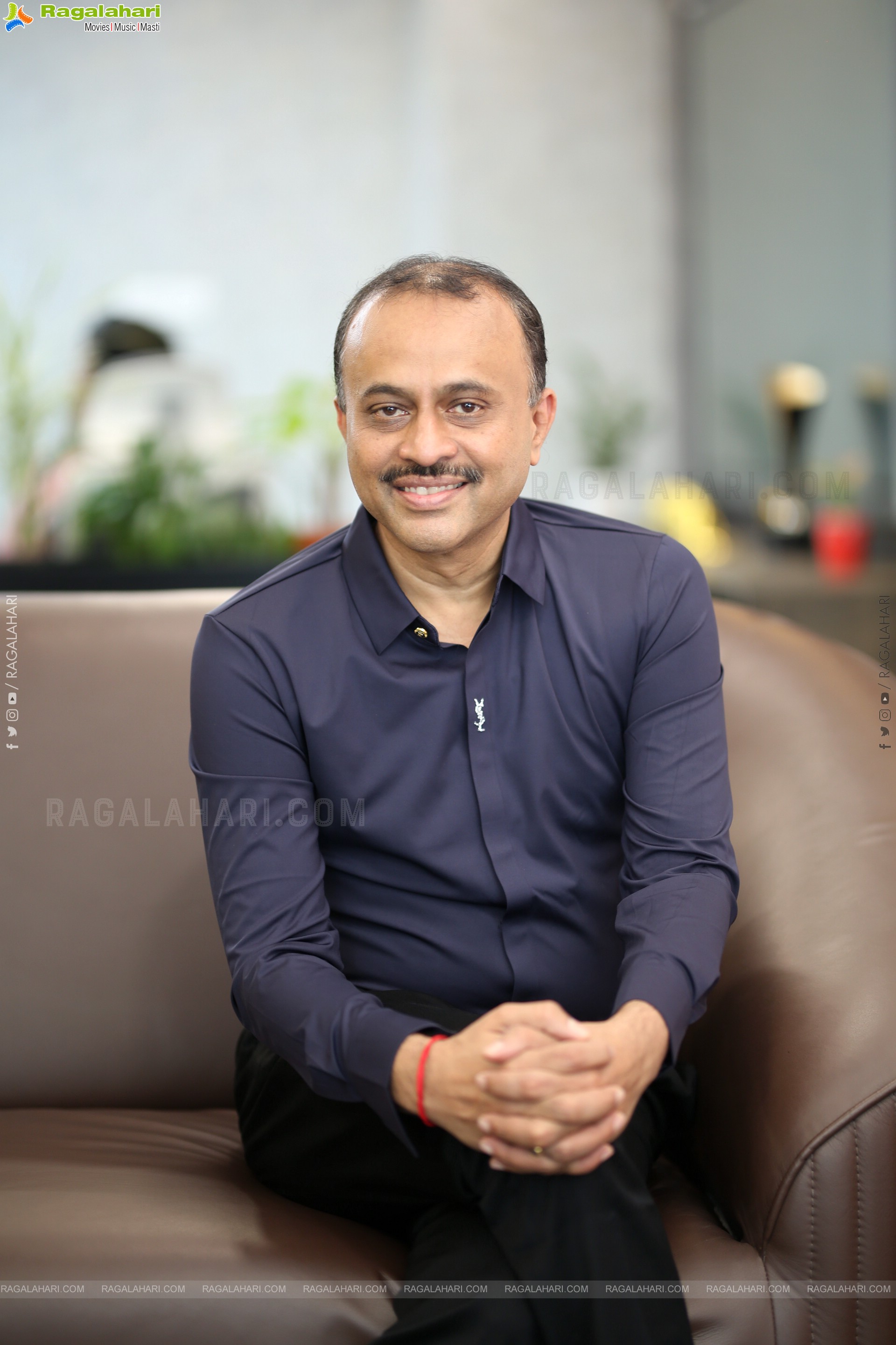 Producer TG Vishwa Prasad at Mirai Interview, HD Gallery