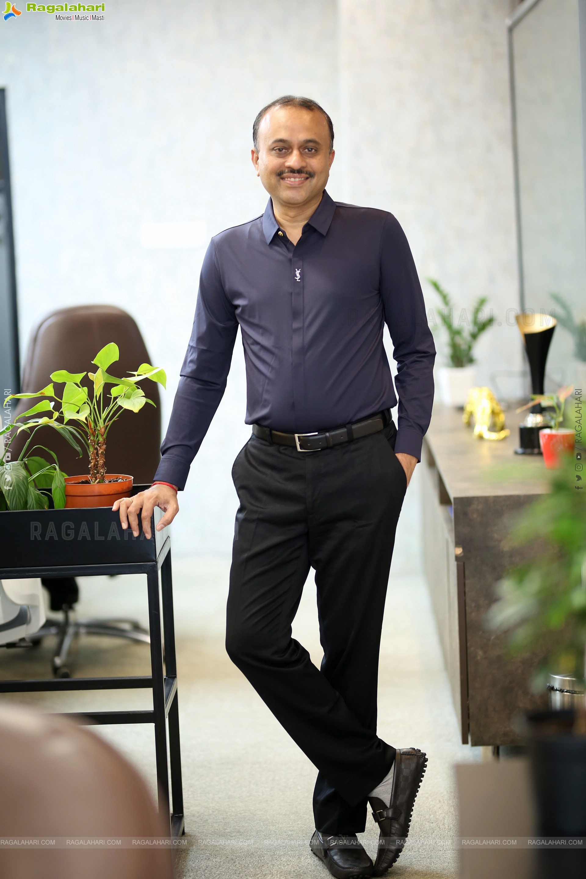 Producer TG Vishwa Prasad at Mirai Interview, HD Gallery