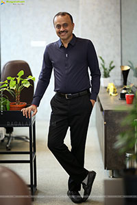 Producer TG Vishwa Prasad at Mirai Interview, HD Gallery 