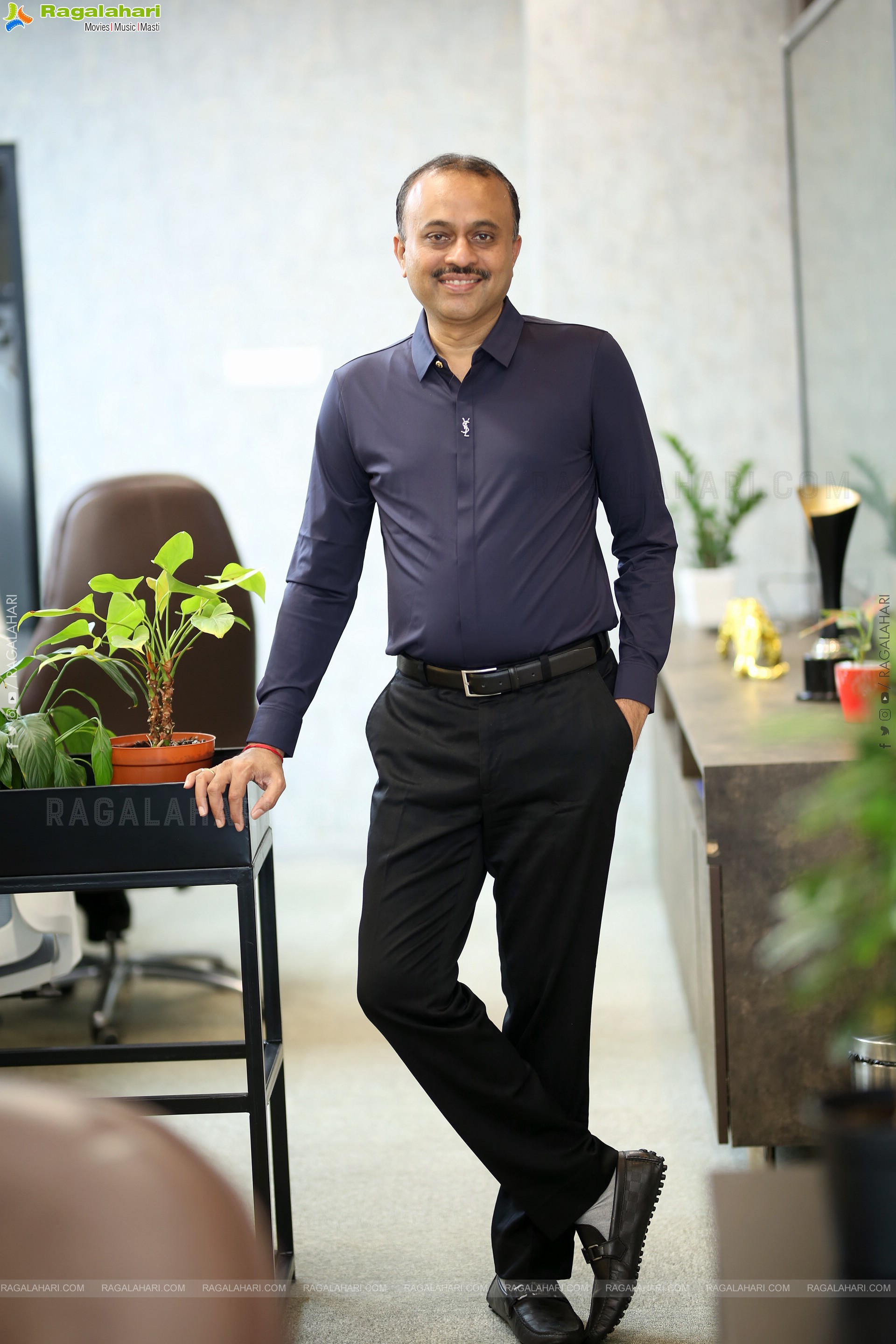 Producer TG Vishwa Prasad at Mirai Interview, HD Gallery