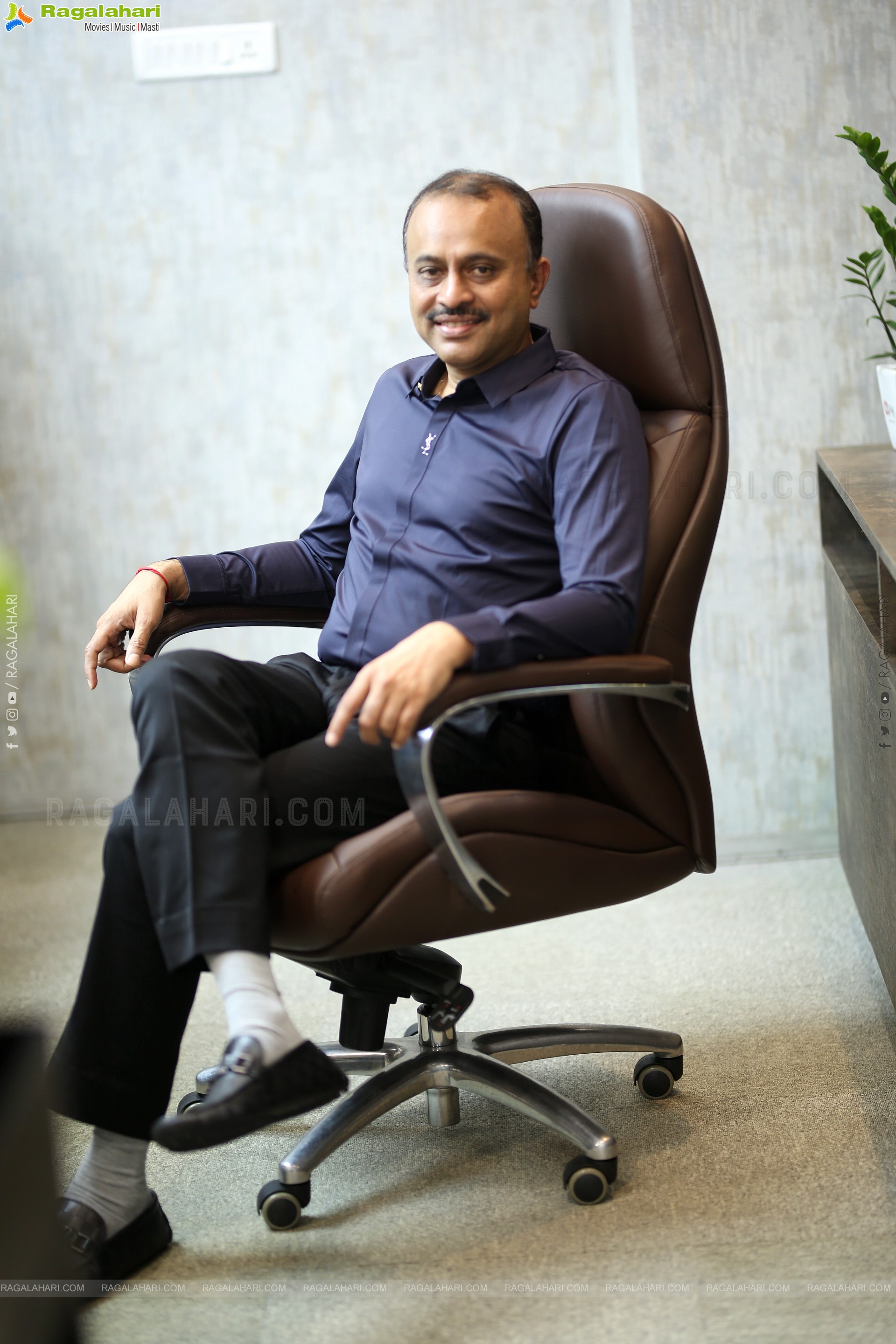 Producer TG Vishwa Prasad at Mirai Interview, HD Gallery
