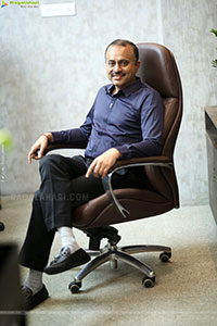 Producer TG Vishwa Prasad at Mirai Interview, HD Gallery 