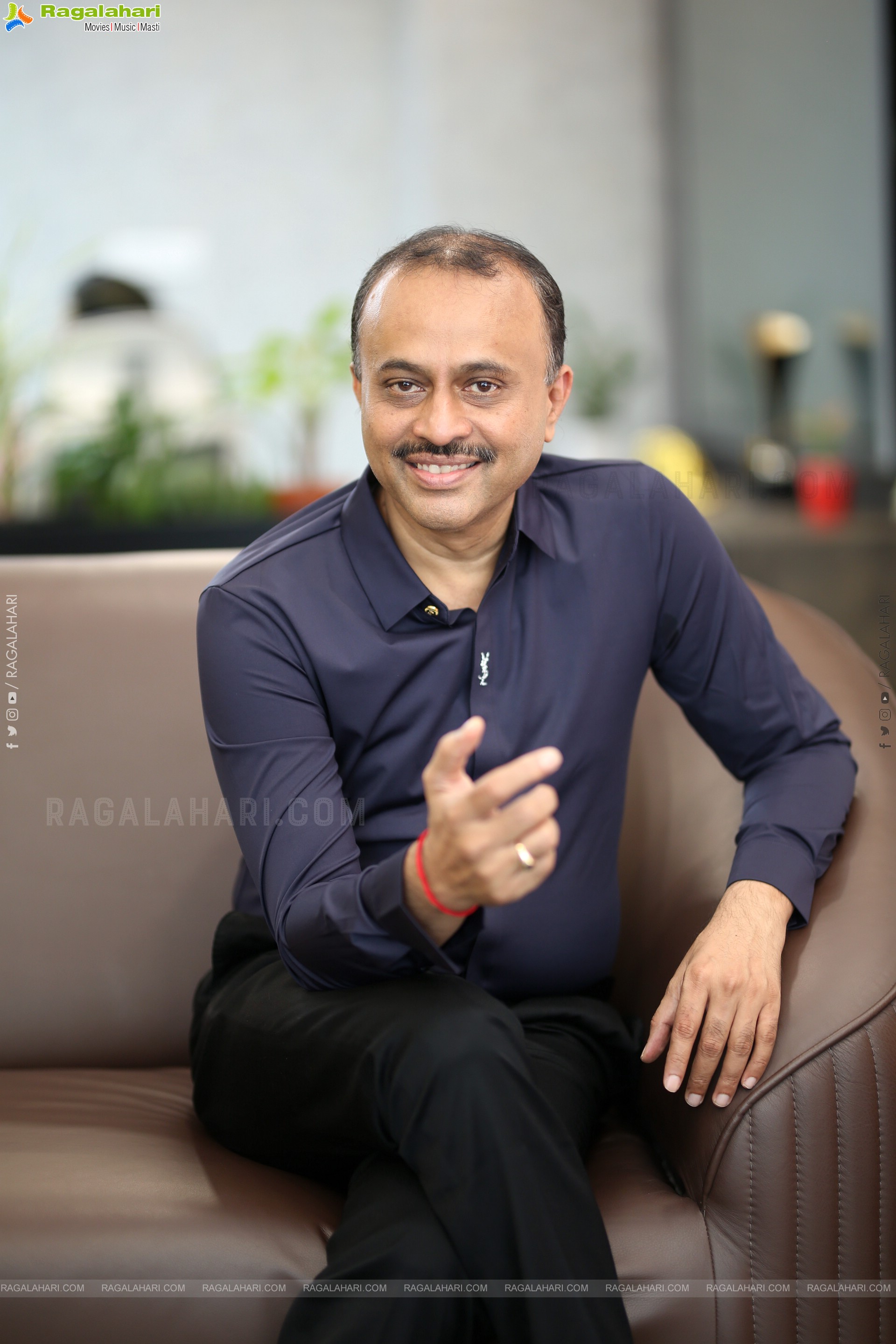 Producer TG Vishwa Prasad at Mirai Interview, HD Gallery