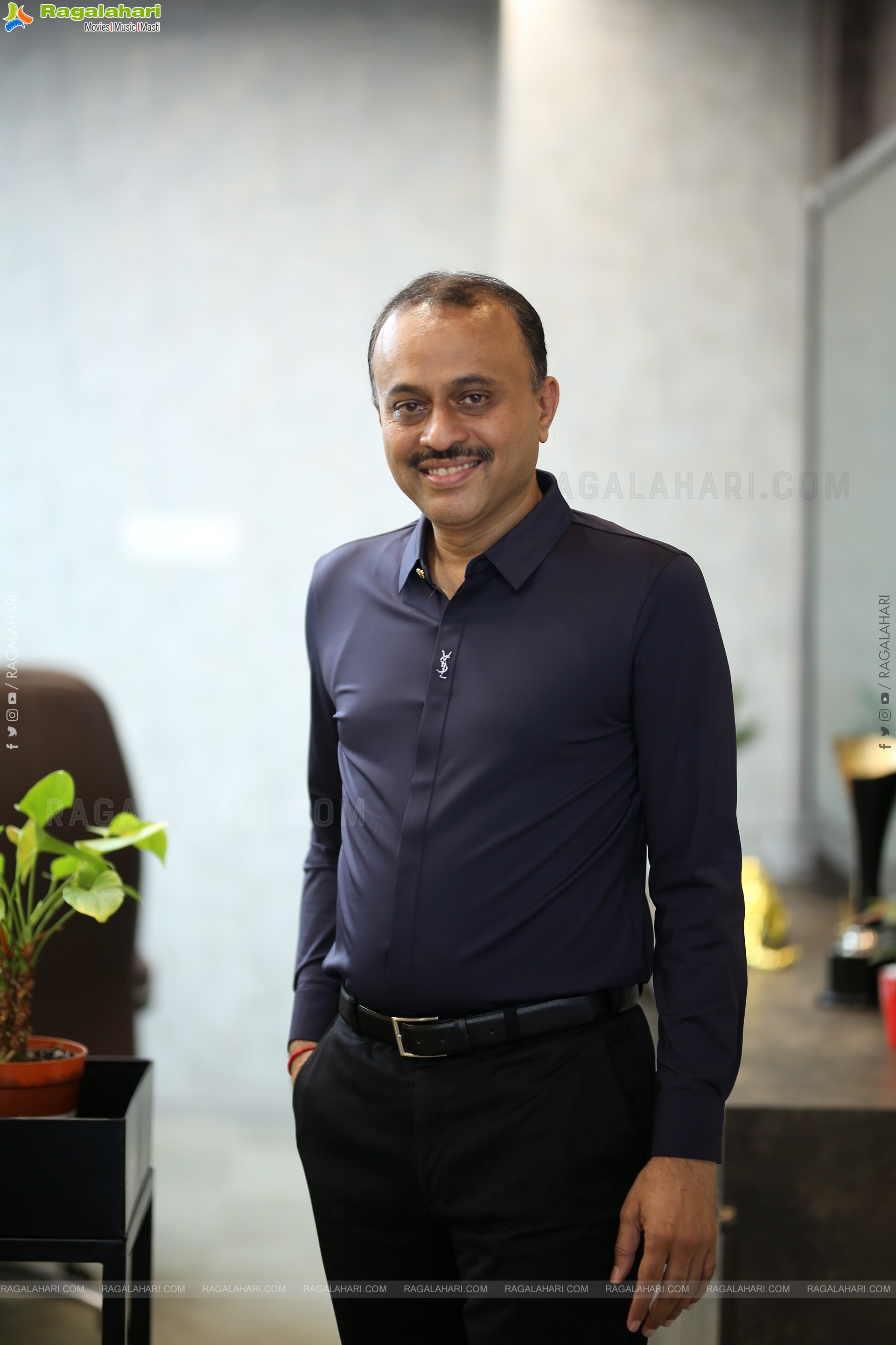 Producer TG Vishwa Prasad at Mirai Interview, HD Gallery