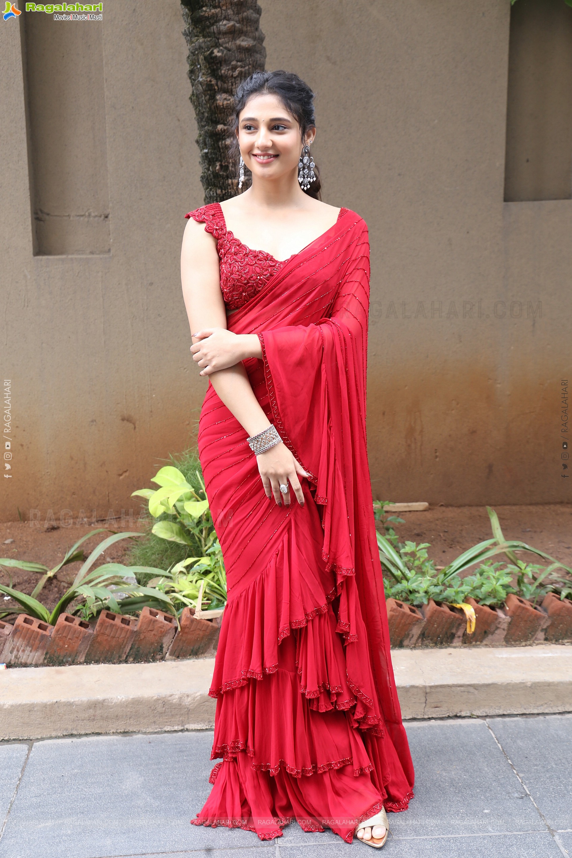 Ritika Nayak at Mirai Movie Success Meet, HD Gallery