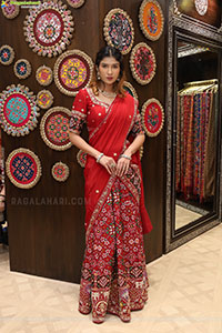 Riya Singh in Dazzling Red Designer Half Saree, HD Gallery