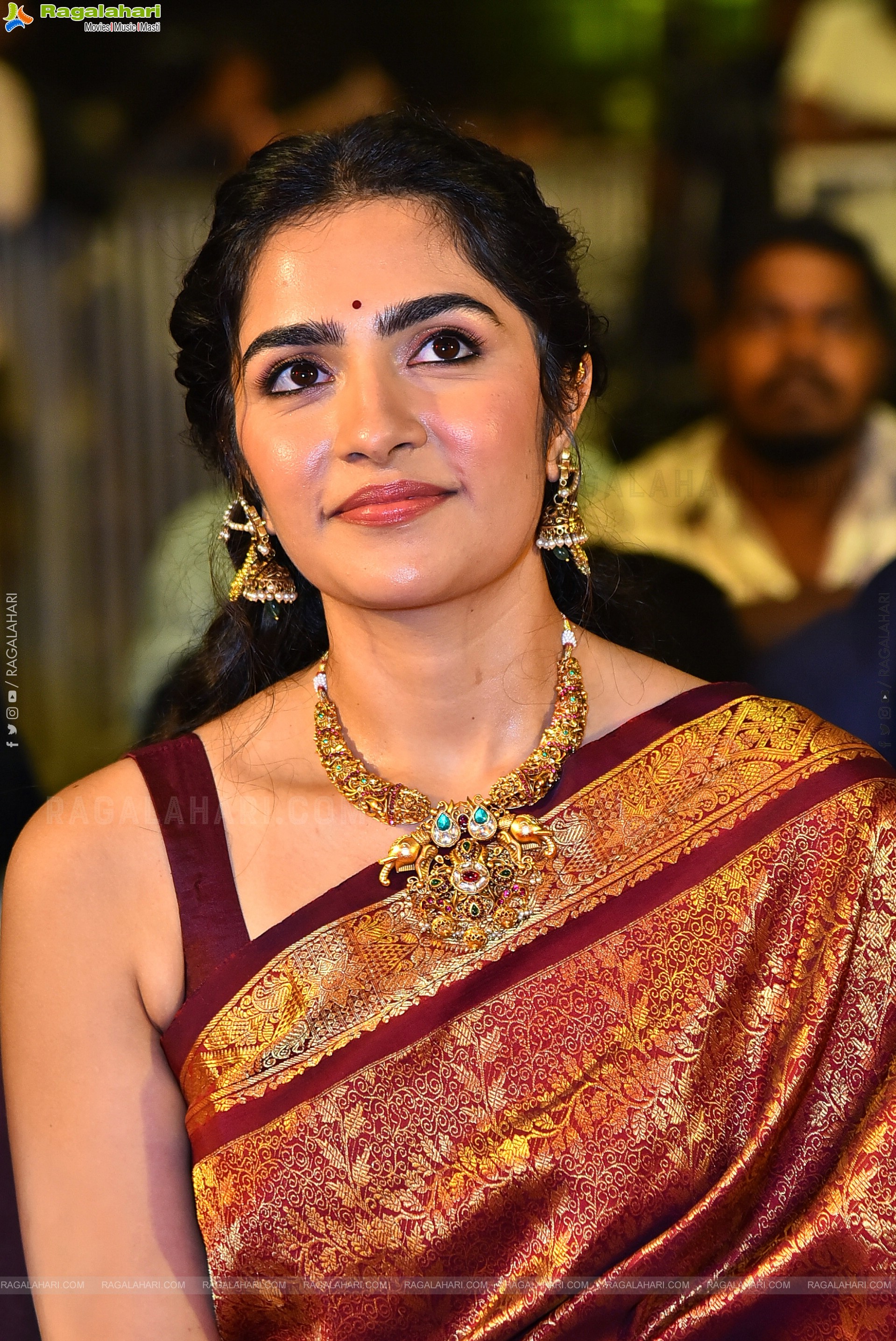 Rukmini Vasanth at Kantara Chapter 1 Pre Release Event, HD Gallery
