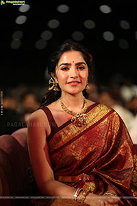 Rukmini Vasanth at Kantara Chapter 1 Pre Release Event