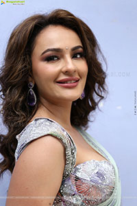 Seerat Kapoor at Jatasya Maranam Dhruvam Teaser Launch
