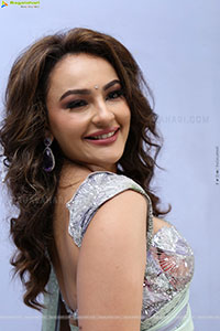 Seerat Kapoor at Jatasya Maranam Dhruvam Teaser Launch