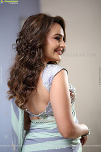 Seerat Kapoor at Jatasya Maranam Dhruvam Teaser Launch