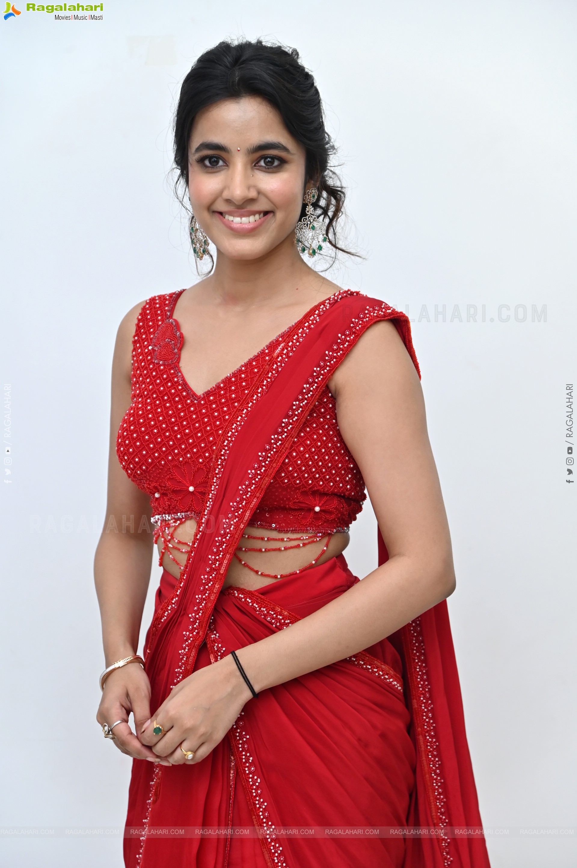 Shivani Nagaram at Little Hearts Movie Interview, HD Gallery