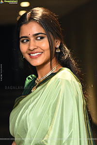 Deepa Balu Traditional Stills in Green Saree