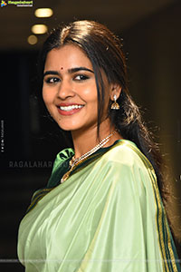 Deepa Balu Traditional Stills in Green Saree