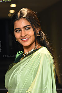 Deepa Balu Traditional Stills in Green Saree