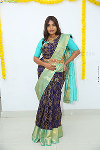Deepthi Nageswar Glam stills in Saree, HD Gallery 