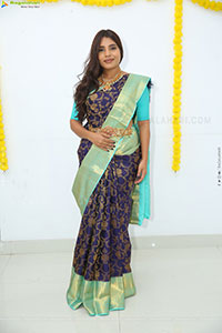 Deepthi Nageswar Glam stills in Saree, HD Gallery 