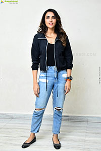 Akshara Gowda at Magallu Zindhabadh Title Launch Event