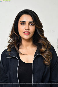 Akshara Gowda at Magallu Zindhabadh Title Launch Event