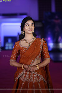 Meenakshi Goswami at Mahendragiri Varahi Prerelease Event