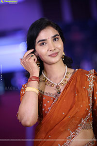 Meenakshi Goswami at Mahendragiri Varahi Prerelease Event