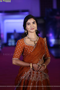 Meenakshi Goswami at Mahendragiri Varahi Prerelease Event