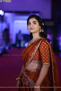 Meenakshi Goswami at Mahendragiri Varahi Prerelease Event