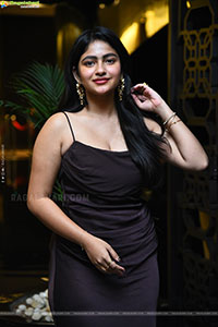 Nakshatra stills at Thella Kaagitham Pre Release Event