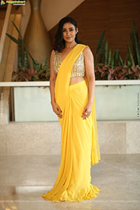 Nivetha Pethuraj at Aadarsha Kutumbam Movie Song Launch 