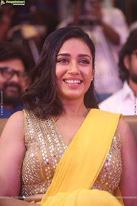 Nivetha Pethuraj at Aadarsha Kutumbam Movie Song Launch 
