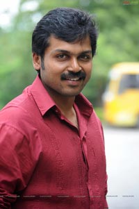 Karthi at Shakuni Logo Launch