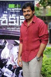 Karthi at Shakuni Logo Launch