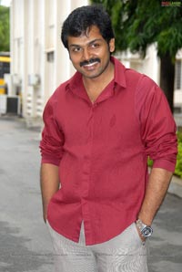 Karthi at Shakuni Logo Launch