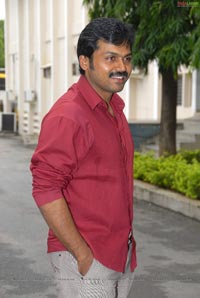 Karthi at Shakuni Logo Launch