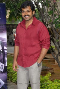 Karthi at Shakuni Logo Launch