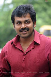 Karthi at Shakuni Logo Launch