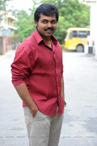 Karthi at Shakuni Logo Launch