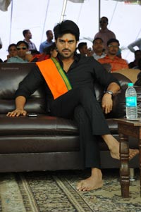 Ram Charan Teja in Ayyappa Deeksha Mala Dress