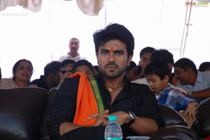 Ram Charan Teja in Ayyappa Deeksha Mala Dress