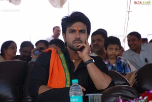 Ram Charan Teja in Ayyappa Deeksha Mala Dress