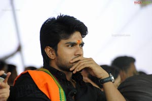 Ram Charan Teja in Ayyappa Deeksha Mala Dress