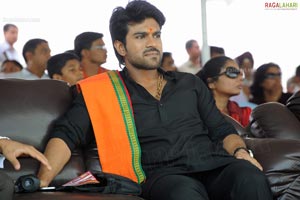 Ram Charan Teja in Ayyappa Deeksha Mala Dress