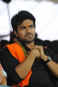 Ram Charan Teja in Ayyappa Deeksha Mala Dress