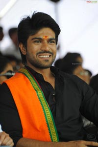 Ram Charan Teja in Ayyappa Deeksha Mala Dress