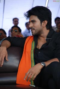 Ram Charan Teja in Ayyappa Deeksha Mala Dress